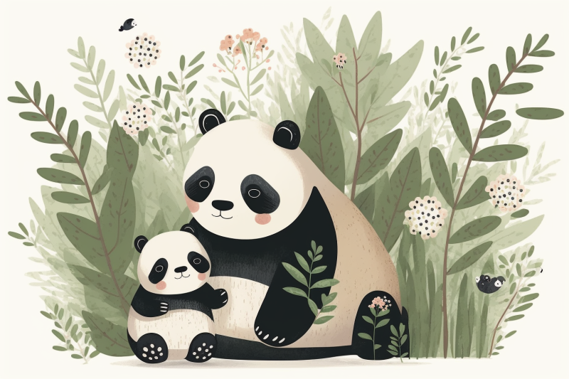 scandinavian-mom-and-baby-panda