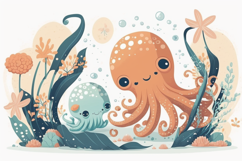 scandinavian-mom-and-baby-octopus