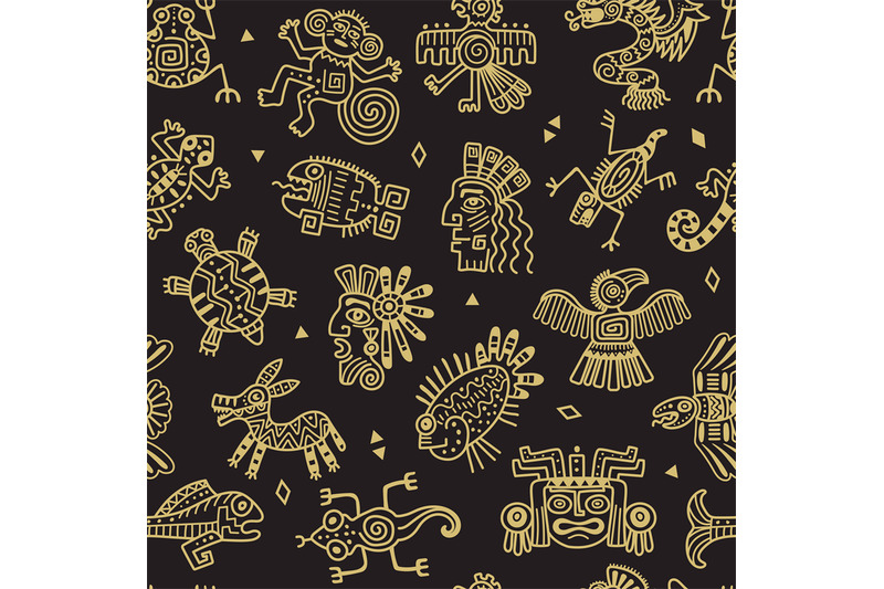 aztec-pattern-tribal-colored-graphic-symbols-authentic-mexican-object