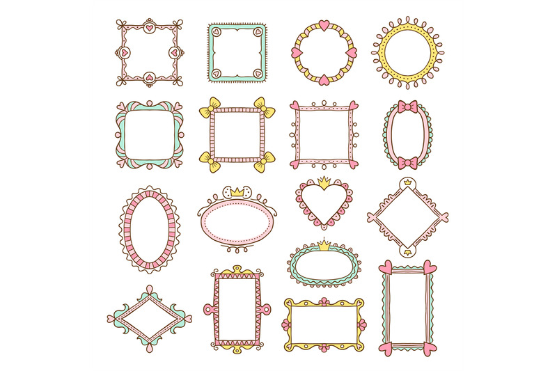 frames-templates-cute-decorative-sketchy-geometrical-frames-for-photo