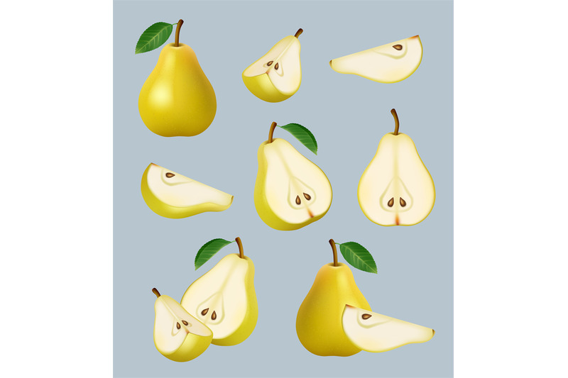 pear-realistic-sliced-helthy-fruit-diet-dessert-decent-vector-garden