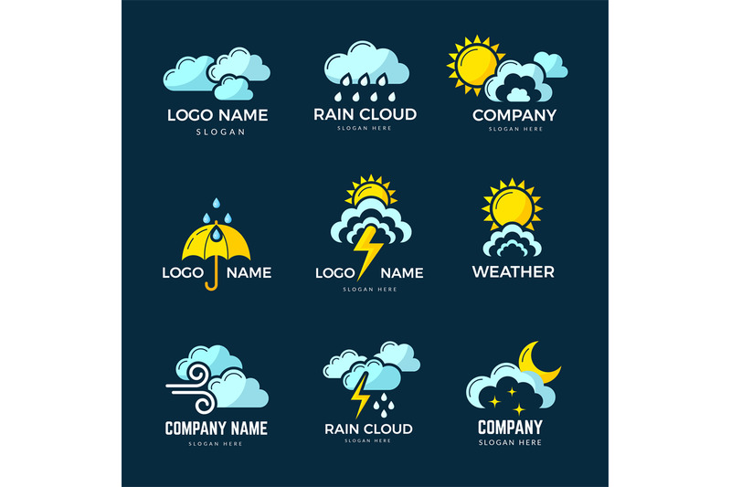 weather-icons-sun-clouds-rainbow-lightning-rainy-symbols-recent-vecto