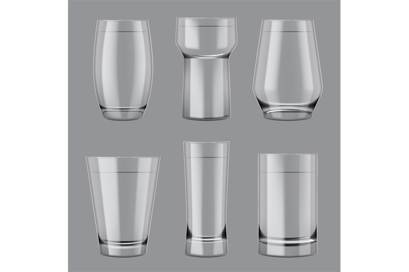 realistic-glass-transparent-cups-templates-crystal-containers-for-wat