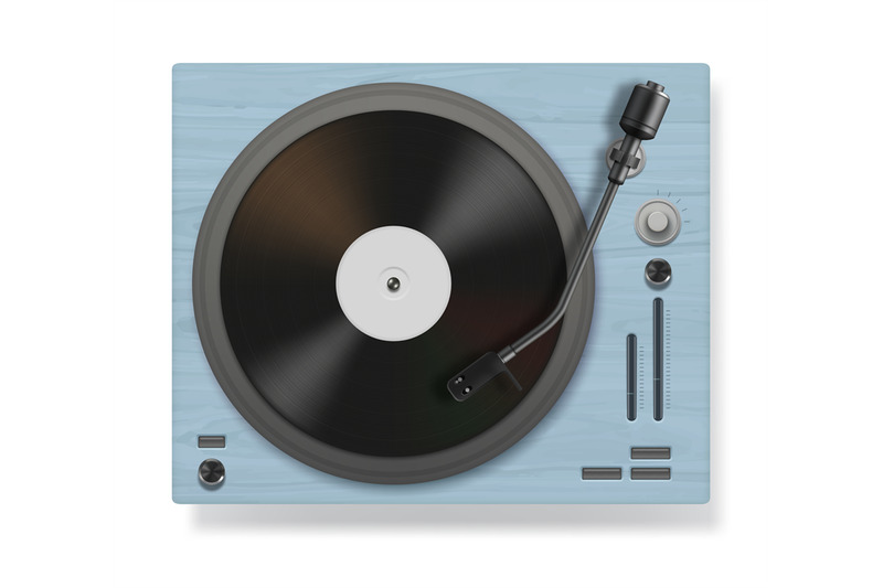 vinyl-record-player-dj-music-stuff-vintage-realistic-phonograph-turnt