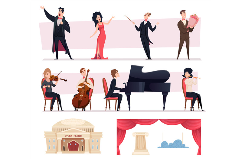 opera-singers-cartoon-characters-of-music-band-for-theatrical-events