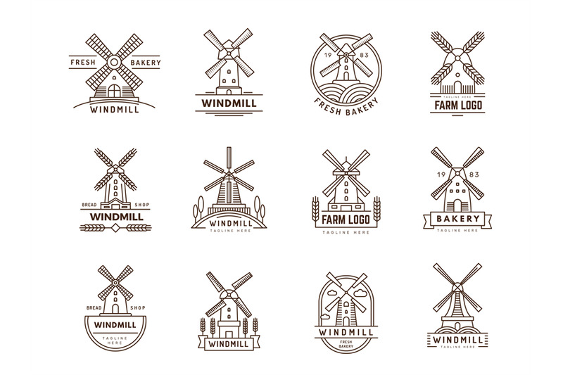 windmill-badges-nature-logo-templates-with-windmill-pictures-farm-rur