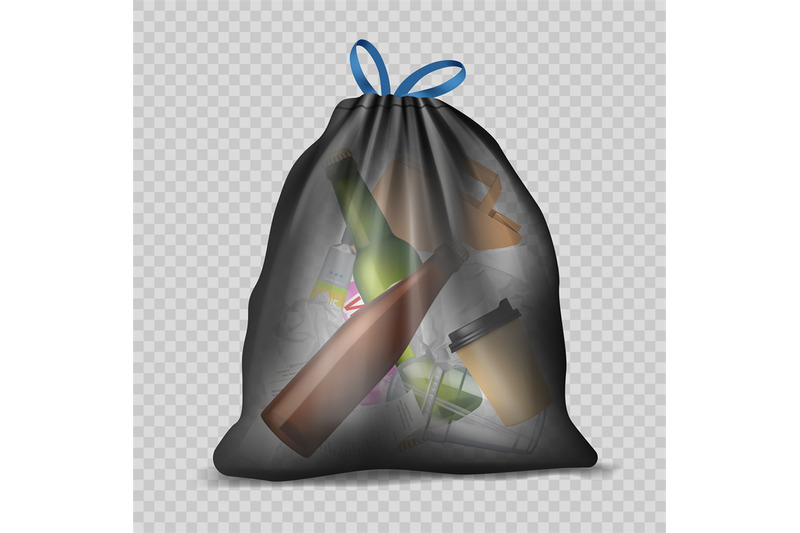 waste-bag-realistic-transparent-container-for-trash-glass-bottles-pap