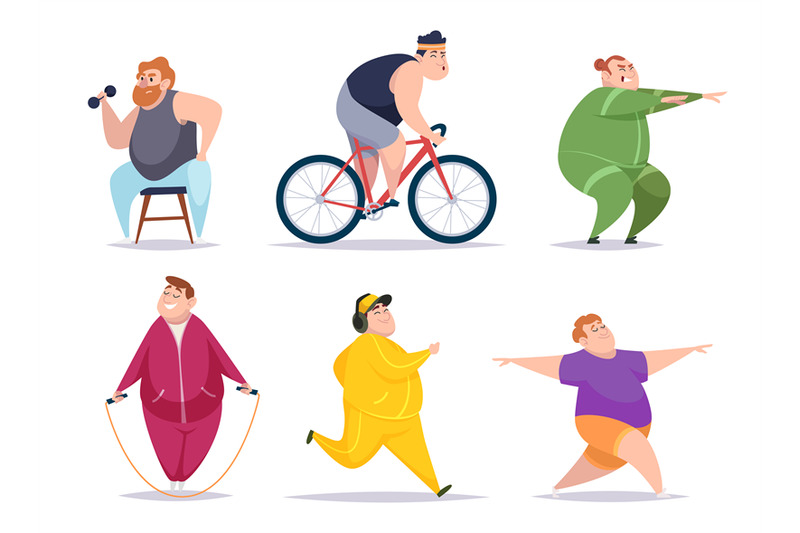 fat-people-funny-active-characters-making-sport-exercises-workout-out