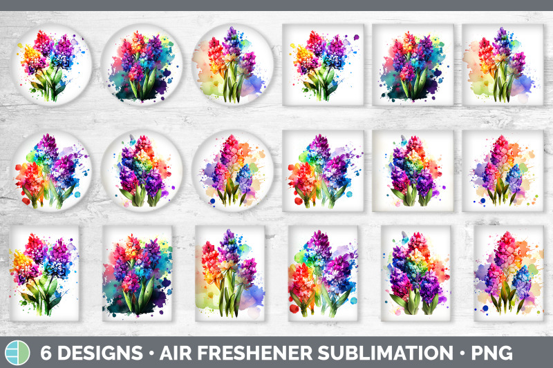 rainbow-hyacinth-flowers-air-freshener-sublimation-car-freshener-des