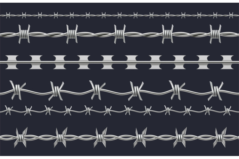 barbed-wire-realistic-template-of-different-types-of-steel-barrier-fo