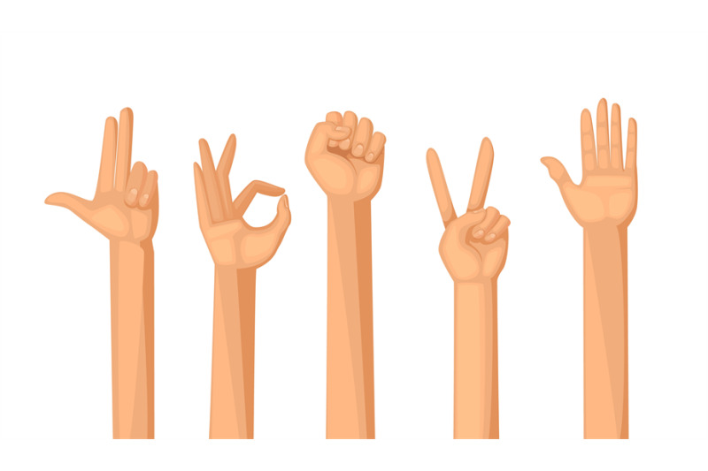 hands-gestures-humans-crowd-pulls-their-hands-up-pointing-vector-con