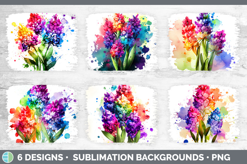 rainbow-hyacinth-flowers-distressed-background-sublimation-backgroun