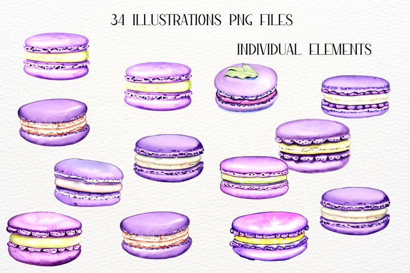 watercolor-french-macarons-french-cookies-clipart