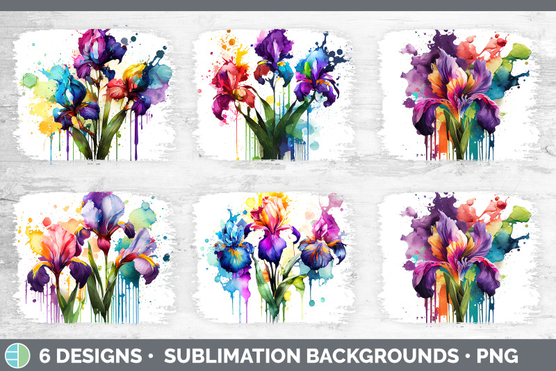 rainbow-iris-flowers-distressed-background-sublimation-background-pa