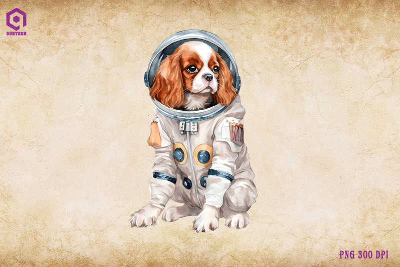 spaniel-dog-wearing-spacesuit