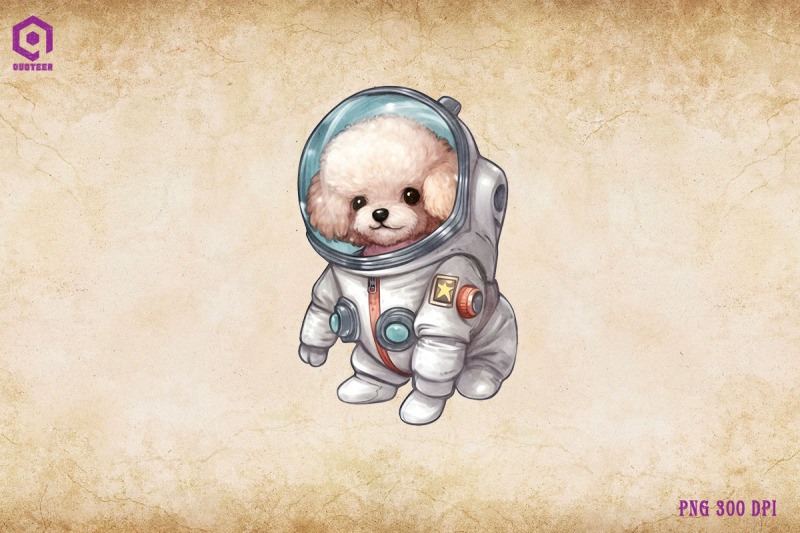 poodle-dog-wearing-spacesuit