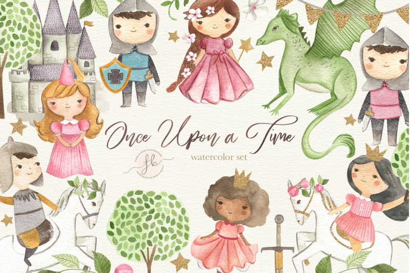 fairy-tale-watercolor-illustration-set