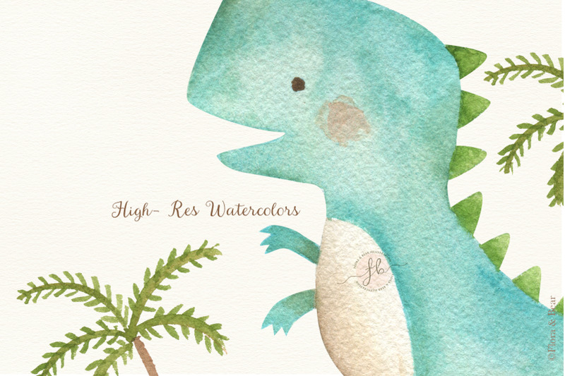 baby-dinosaur-watercolor-illustration