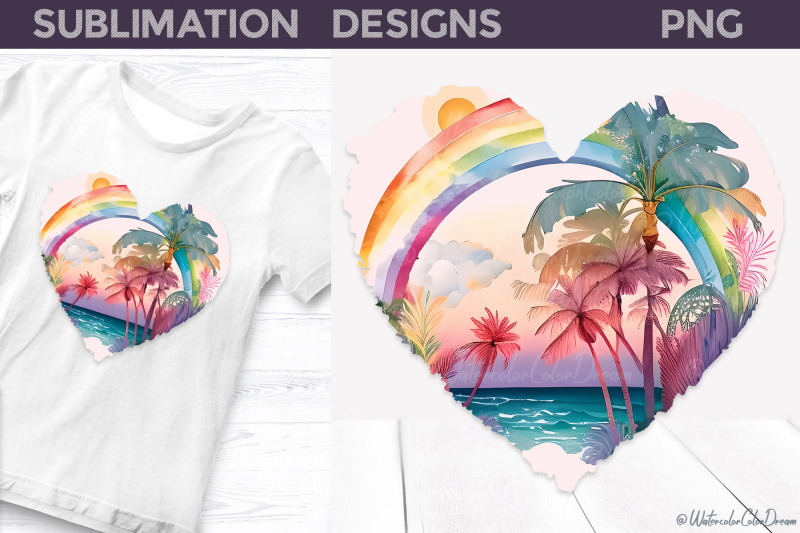 tropical-beach-sublimation-design