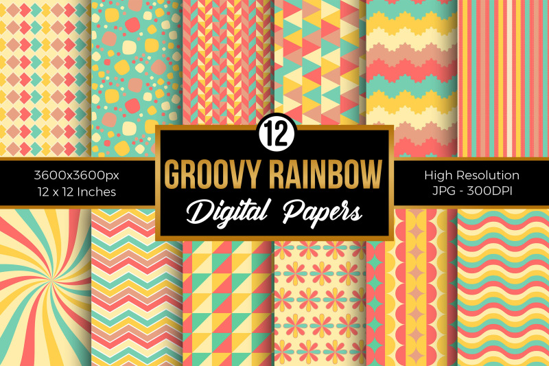 groovy-rainbow-colors-seamless-pattern-digital-papers