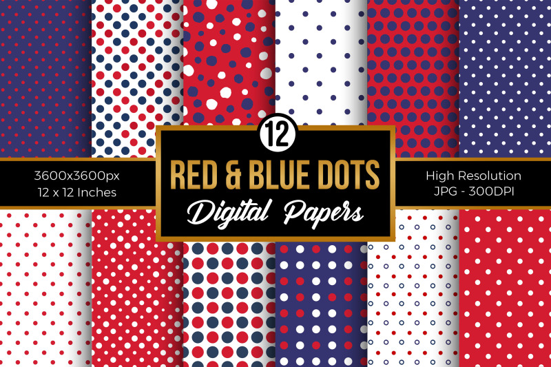 red-and-blue-polka-dots-digital-papers