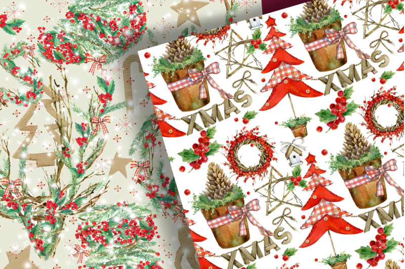 christmas-patterns-christmas-digital-papers