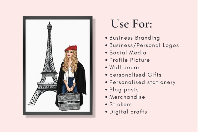 paris-girls-watercolor-fashion-clipart
