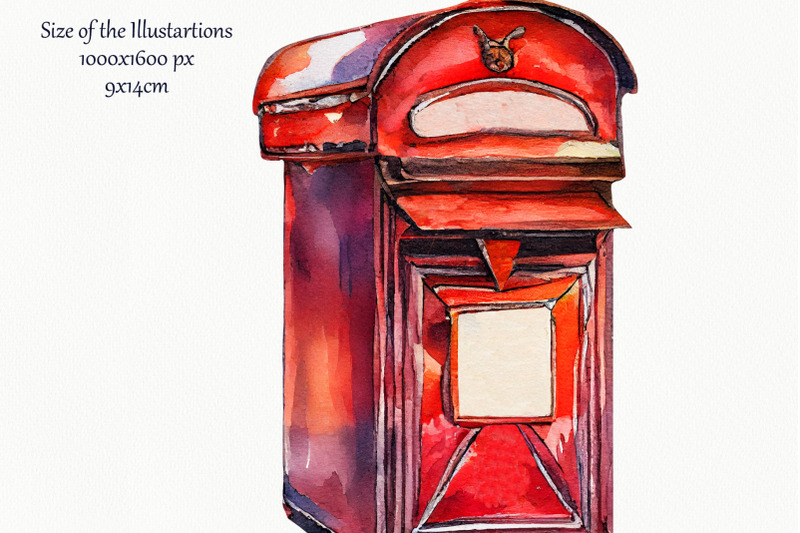 mailbox-watercolor-clipart