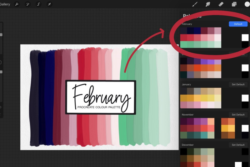 february-procreate-color-palette-valentines
