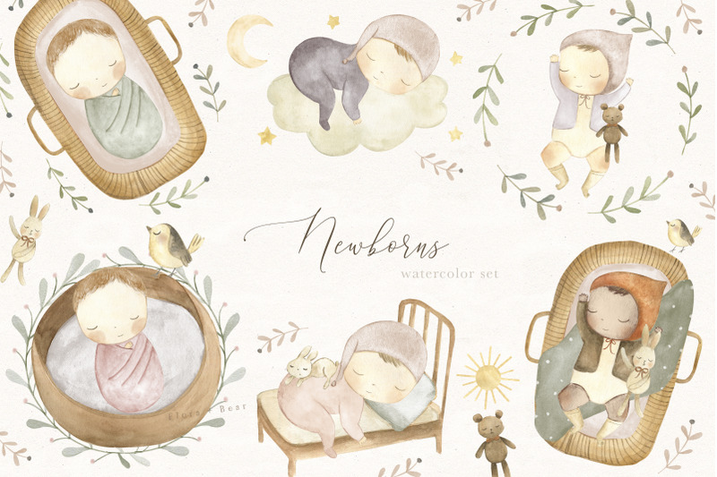 newborn-baby-watercolor-clipart-illustration