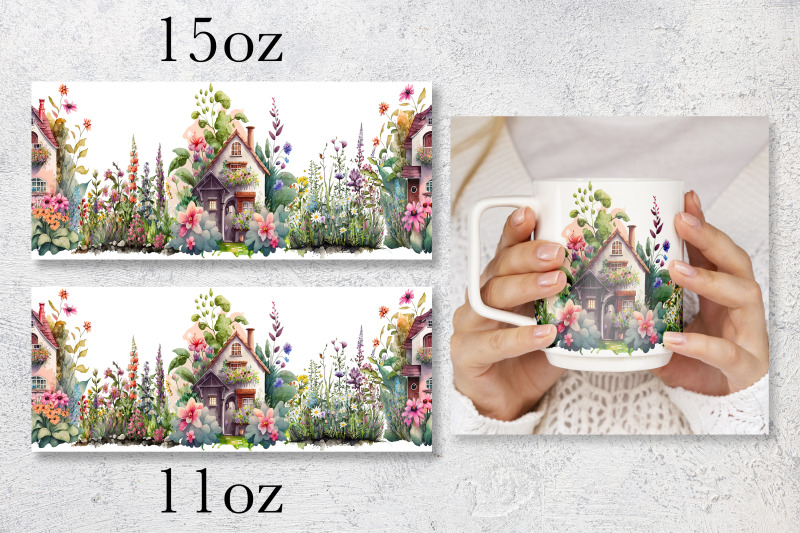 spring-house-mug-wrap-design-garden-mug-sublimation-png