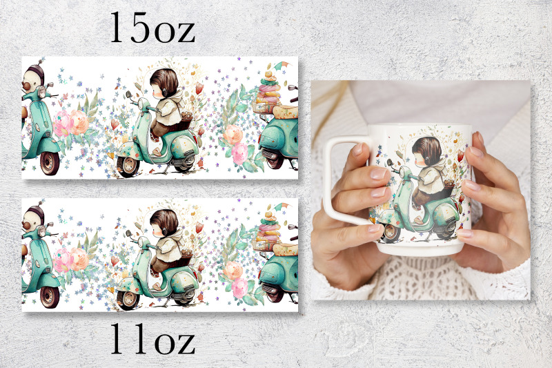 spring-mug-wrap-design-floral-motorcycle-mug-sublimation-png