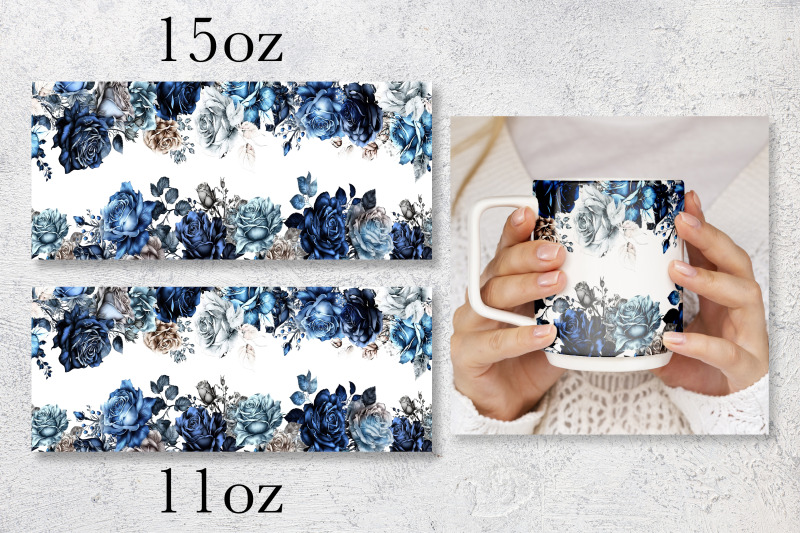 bl-roses-mug-wrap-design-floral-gold-mug-sublimation-png-ue