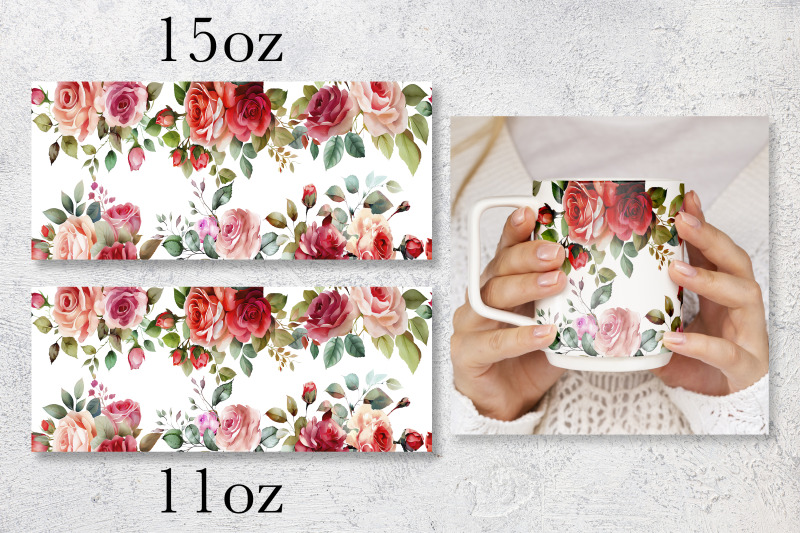 red-roses-mug-wrap-design-floral-mug-sublimation-png-blossom