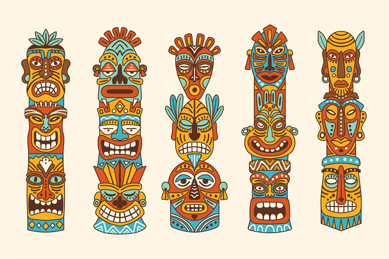 native-tribal-masks-indian-totems-tiki-hawaii-masks-recent-vector-aut