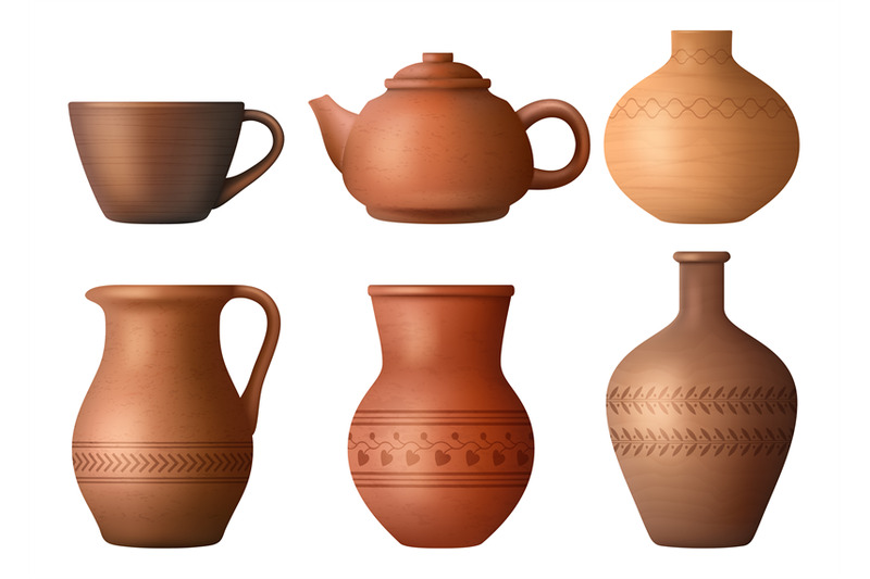 clay-pots-hand-made-realistic-authentic-clay-kitchenware-collection-c