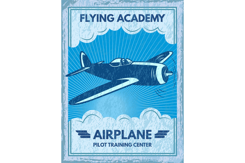 flying-academy-poster-invitation-to-airplane-school-vector-placard-t