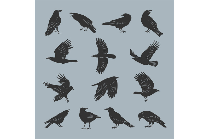 crow-silhouettes-flying-dark-mystical-ghotic-birds-with-feathers-rece