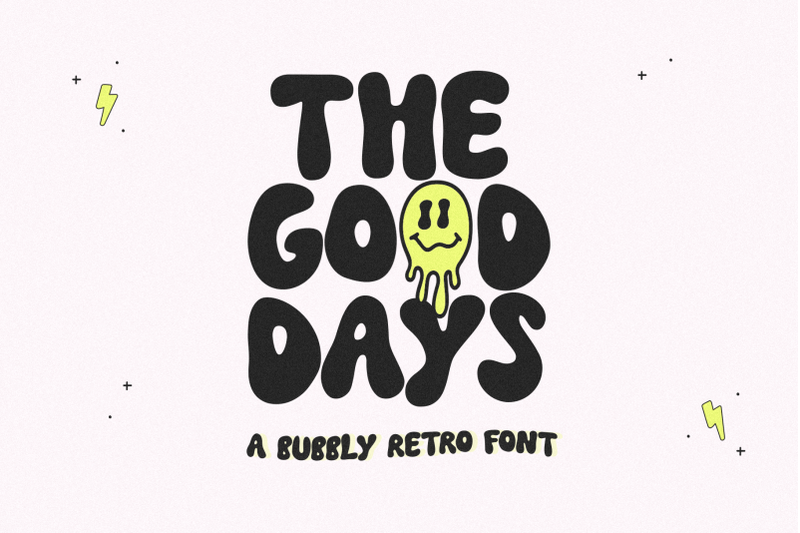 the-good-days-bubbly-retro-font