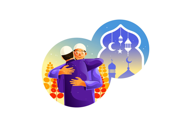 muslim-hug-each-other-as-they-celebrate-ramadan