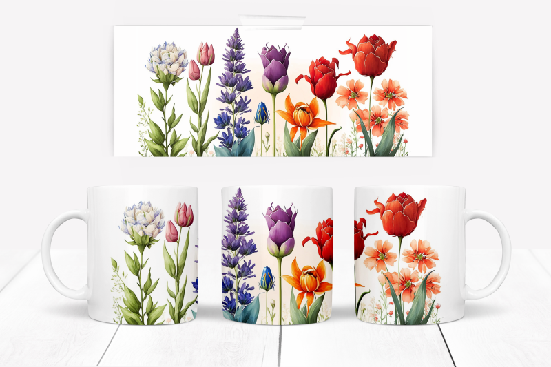 flower-mug-wrap-bundle-mug-sublimation-wild-flower-set