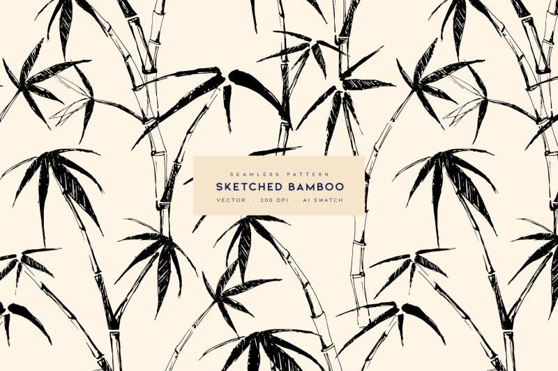 sketched-bamboo