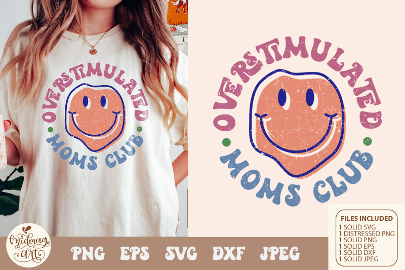 retro-smiley-overstimulated-moms-club-svg-png-sublimation