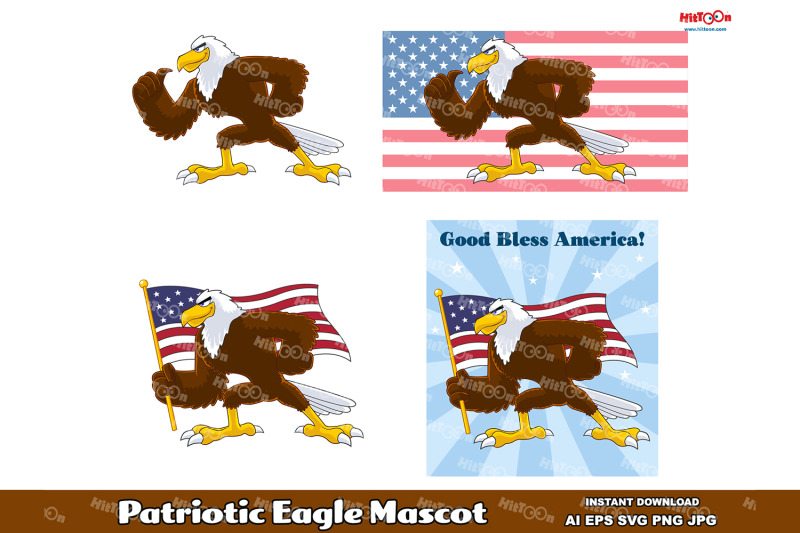 patriotic-eagle-cartoon-characters