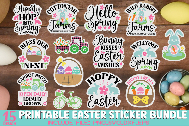 easter-stickers-svg-design-bundle