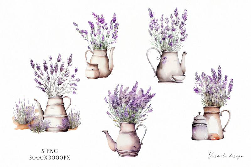 lavender-watercolor-clipart