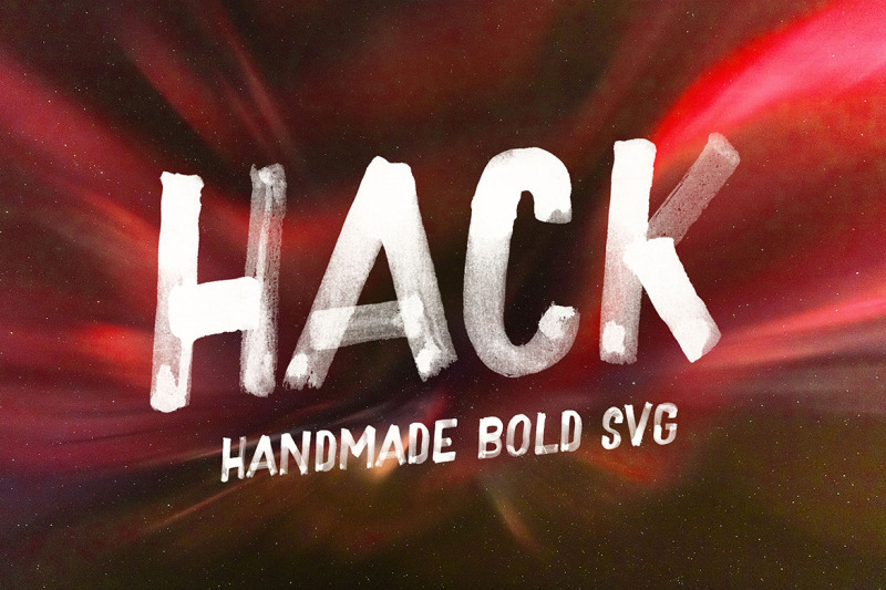 hack-svg-brush-font