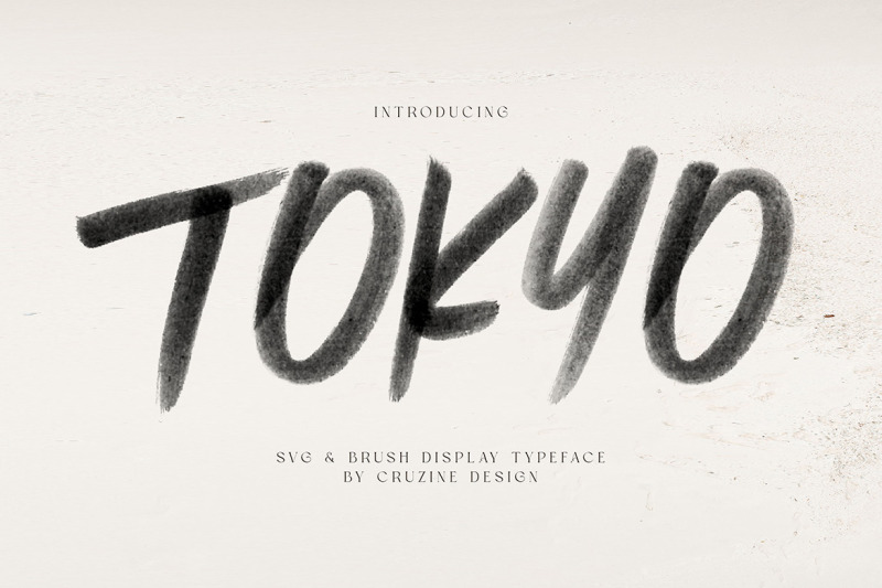 tokyo-svg-brush-font