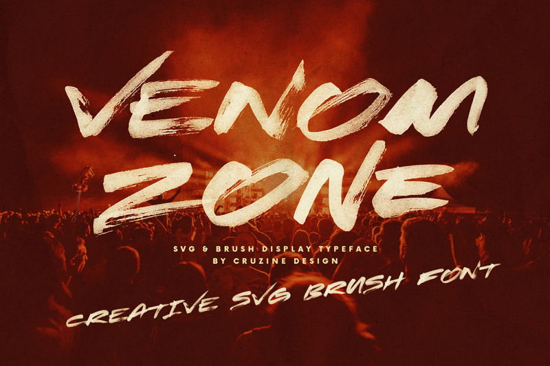 venom-zone-svg-brush-font