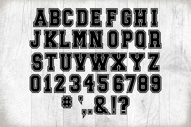 jp-sporty-tee-condensed-outlined-font